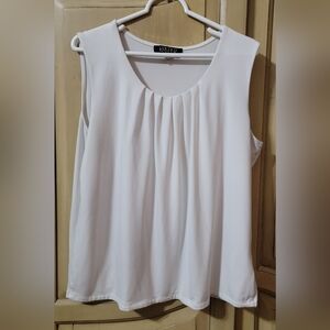 Kasper white top, size XL